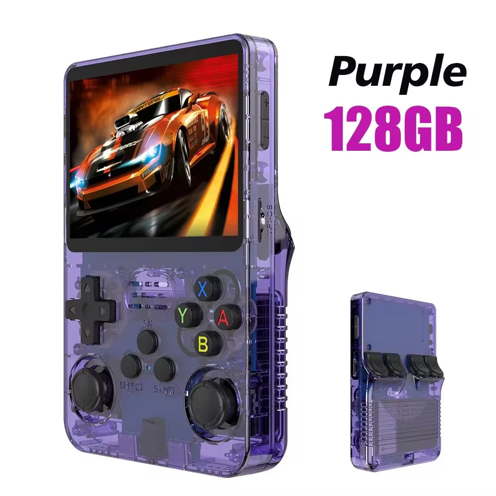 NEW Retro Handheld Game Console Linux System 3.5 Inch IPS Screen Portable Pocket Video Player 64GB 128GB Games Kid Gift