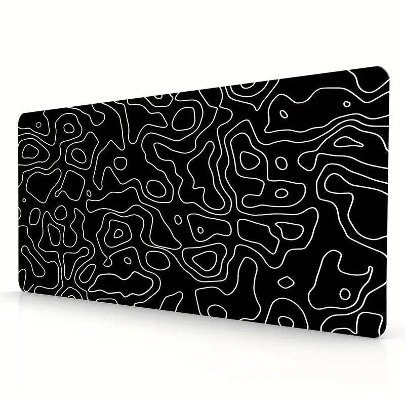 Large Non-Slip Line Pattern Gaming Mouse Mat